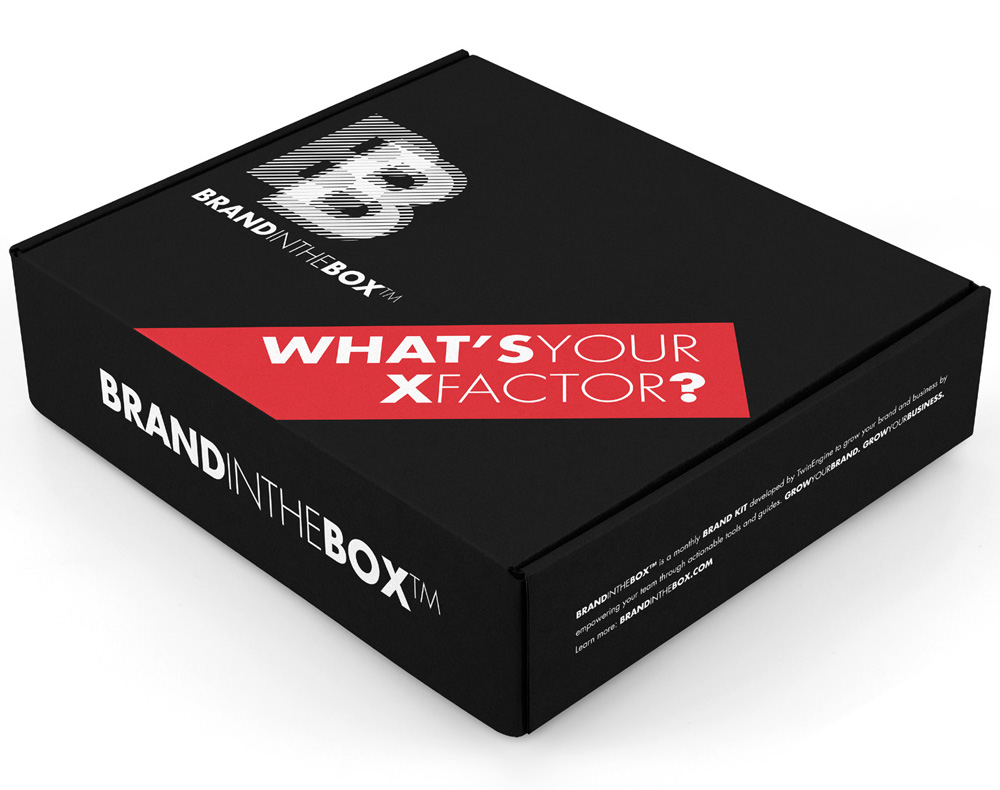 BrandintheBox® – March box – What's Your XFactor?